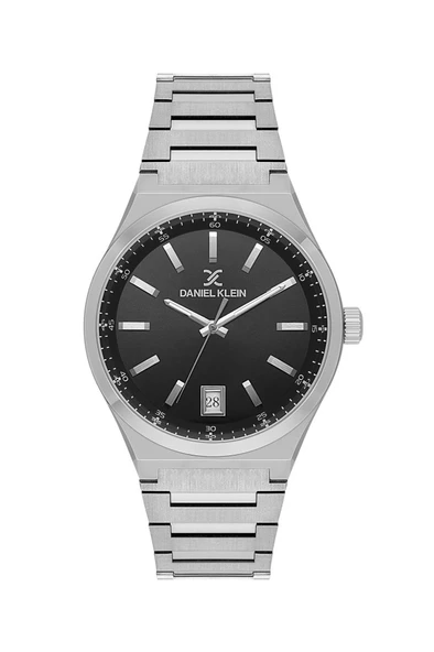 Daniel Klein DK.1.14061-1 Gün ve Tarih Gösrtergeli Çelik Kaplama Metalik Renk Erkek Kol Saati ürün görseli 1