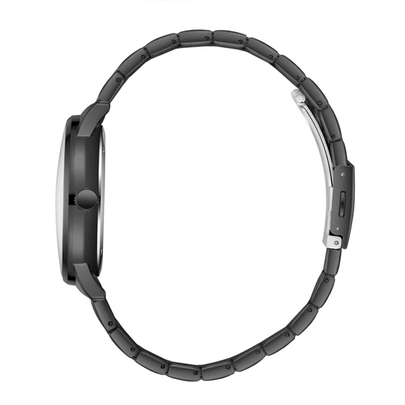 Slazenger SL.09.2560.2.02 Çelik Kordon Çelik Kasa 10 ATM Suya Dayanıklı Siyah Renk Erkek Kol Saati - Resim 3