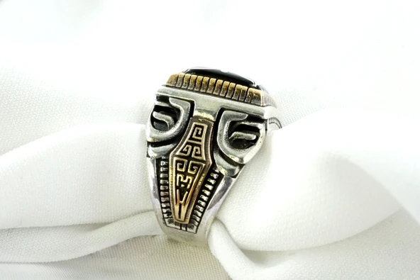 GÜMÜŞ ERKEK YÜZÜK ürün görseli 1