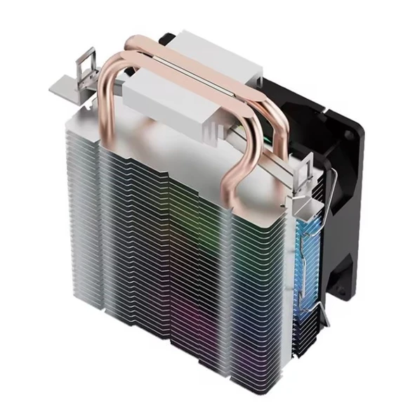 Strong M2-Pro 9cm Rainbow 2 Bakır Borulu 105W Tdp Intel/amd Kule Tipi Işlemci Cpu Fan - Resim 4