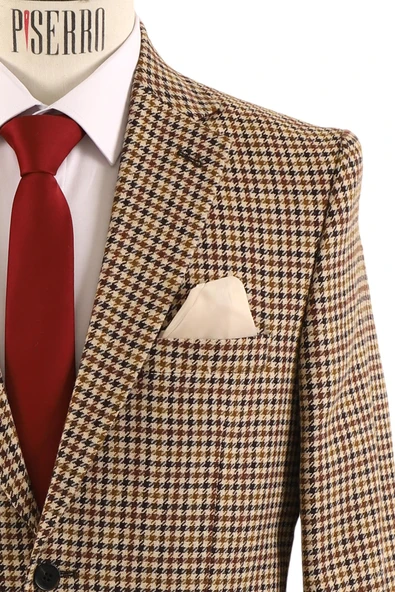 Erkek Tek Ceket Slim Fit - 5