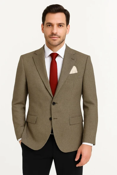 Erkek Tek Ceket Regular Fit