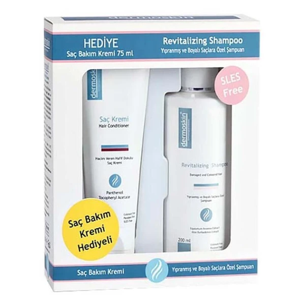 Dermoskin Revitalizing Shampoo 200ml+Hair Conditioner 75ml HEDİYE ürün görseli 1