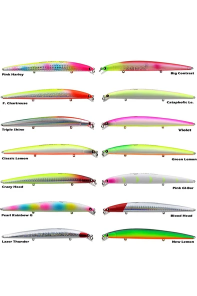 SEA HORSE Craft Botan 130 Mm 13 gr Classic Lemon - Resim 2