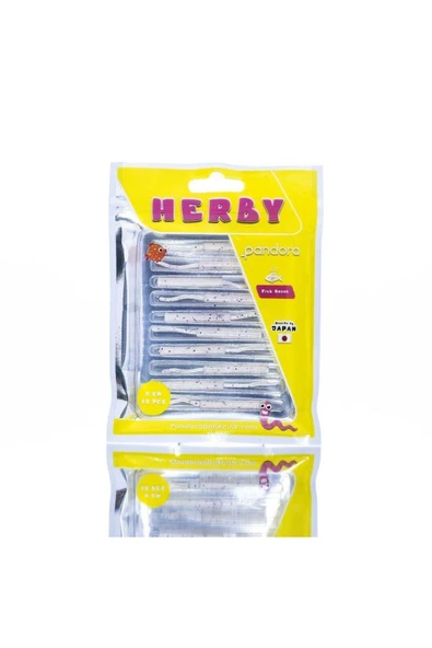 Pandora Herby Worm 5cm 10 Parça Lrf Silikon Yem - Resim 7