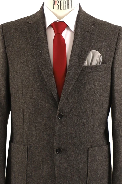 Slim Fit Erkek Tek Ceket - Resim 3