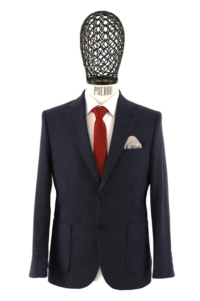 Slim Fit Erkek Tek Ceket - Resim 6