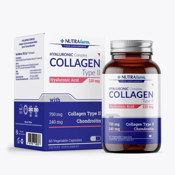 Nutrafarm Hyaluronic Acid 60mg 60 Kapsül ürün görseli 1