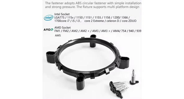 Strong M2-Pro 9cm Rainbow 2 Bakır Borulu 105W Tdp Intel/amd Kule Tipi Işlemci Cpu Fan - Resim 7