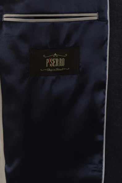 Slim Fit Erkek Tek Ceket - Resim 9