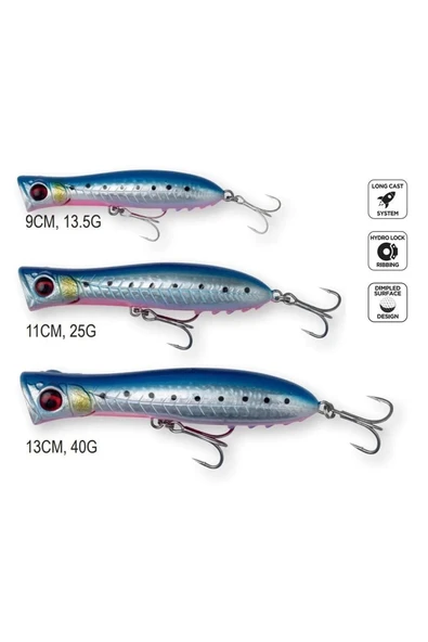 KGF+ Savage Gear Gravity Popper 9cm 13.5gr - Resim 3