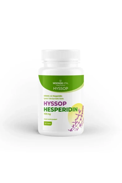 Hyssop Zufaotu Ve Hesperidin içeren Takviye Edici Gıda 120 Tablet - 3