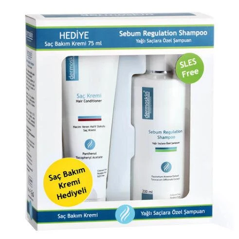 Dermoskin Sebum Regulation Shampoo 200ml+Hair Conditioner 75ml HEDİYE ürün görseli 1