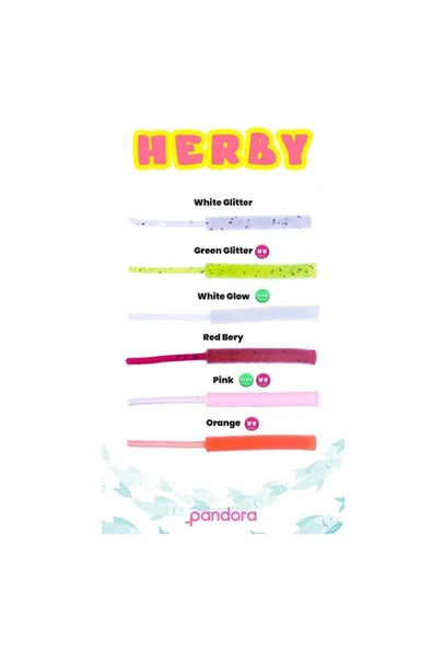 PANDORA BALIKÇILIK Pandora Herby Worm 5cm Lrf Silikon Yem - Resim 2