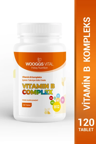 Vitamin B Kompleks Içeren Takviye Edici Gıda 120 Tablet ürün görseli