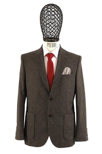 Slim Fit Erkek Tek Ceket - Resim 2