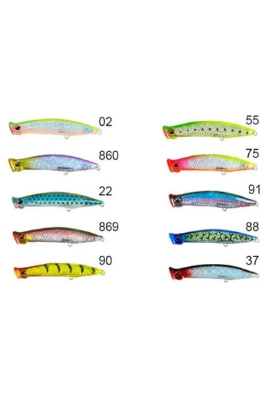 RİVER River Kawa Popping 3D 9cm 8gr Su Üstü Popper Yem - Resim 2