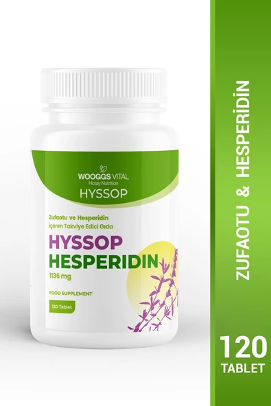 Hyssop Zufaotu Ve Hesperidin içeren Takviye Edici Gıda 120 Tablet - 1