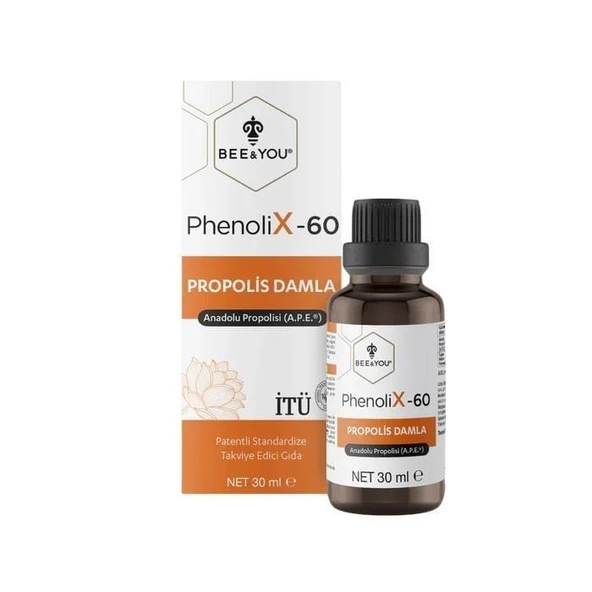 Bee & You PhenoliX-60 Propolis Damla 30 ml ürün görseli 1