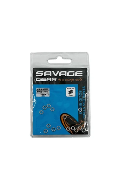 Savage Gear Solid Rings M 300 Lb 140 Kg Ss 15 Pcs - 1