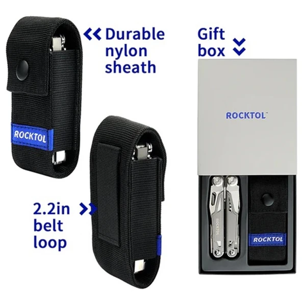 Rocktol 19 Fonksiyonlu Multi Tool Pense (Kılıflı) - 6