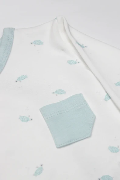 Bistyle 3lü Zıbın Takım Hello World 13105 Mint - 3