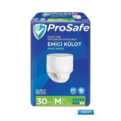 Prosafe Emici Külot Büyük Boy M 30'lu 1 Adet Hasta Bezi