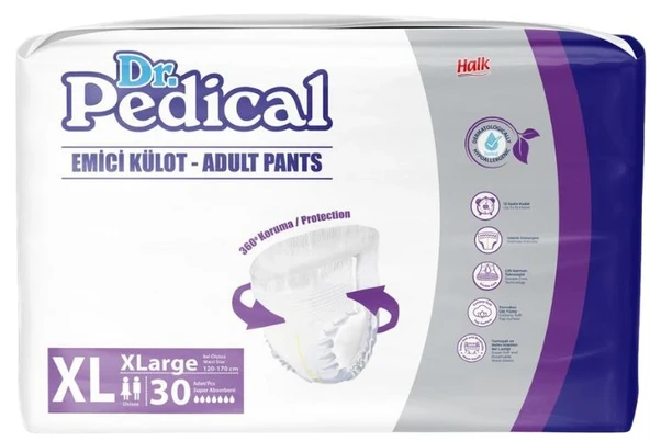 Dr. Pedical Emici Külot XL-Extra Large Beden 30 Adet