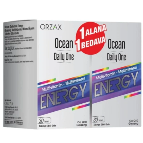 Ocean Daily One Energy 30 Tablet - 1 Alana 1 Bedava - 1