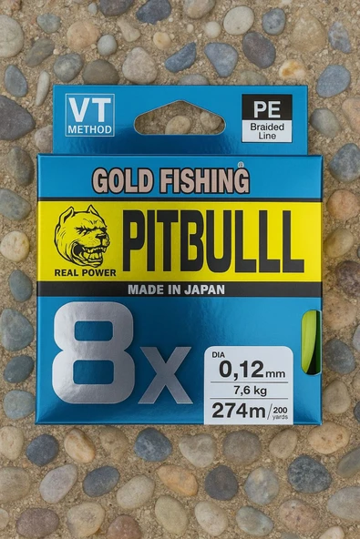 kgf plus GOLD FISHING PITBULLL 8X PE Örgü Misina – 274 m - Resim 4