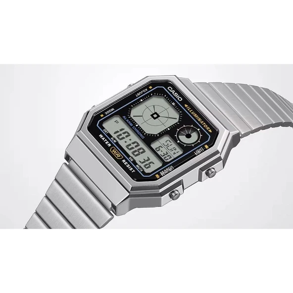 Casio A130WE-1ADF Unisex Kol Saati - Resim 3