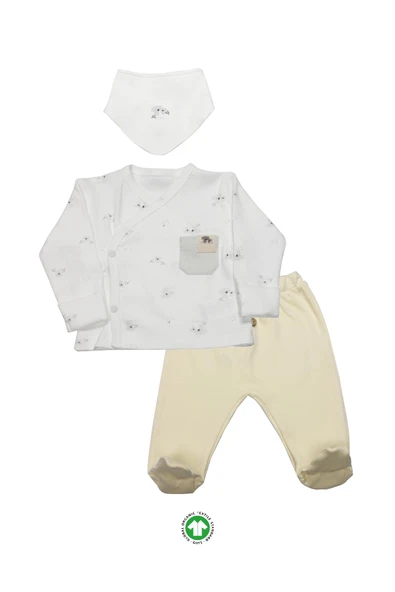 Bistyle 3lü Zıbın Takım Lıttle Koala 13109 Gri ürün görseli