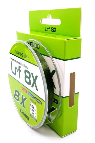 KGF+ Kendo Lrf 8X Fighting 150 mt Örgü ip (Moss Green) - Resim 2