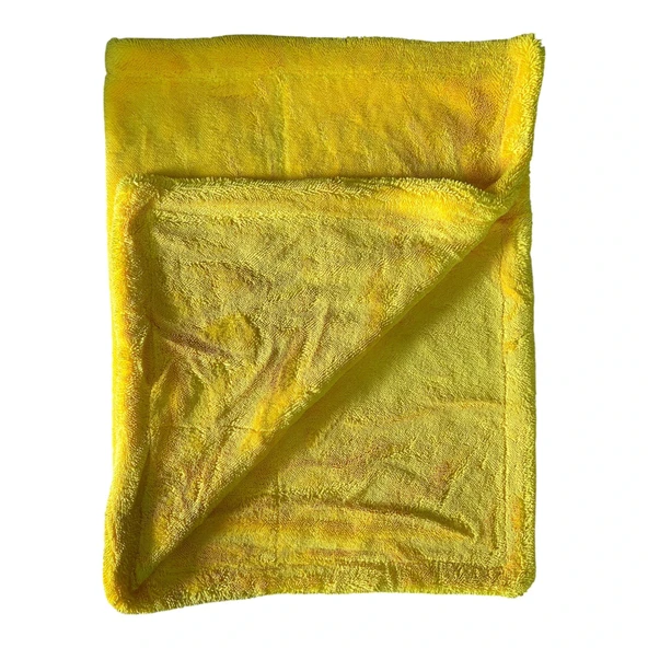 1200 Gsm Kurulama Havlusu 50x70 Sarı - 4