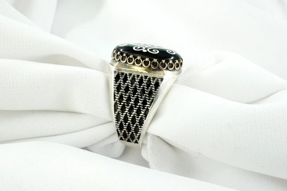 GÜMÜŞ ERKEK YÜZÜK ürün görseli 1