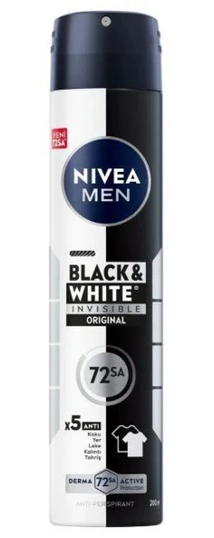 Nivea Men Black & White İnvisible Deodorant 200 Ml
