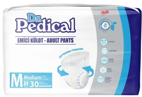 Dr. Pedical Emici Külot M-Medium Beden 30 Adet