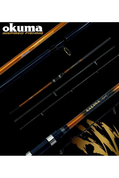 KGF+ Okuma Salina Surf 14' 420 cm 3 Parça Surf Kamışı - Resim 2