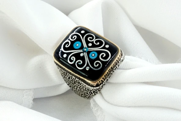 GÜMÜŞ ERKEK YÜZÜK ürün görseli 1