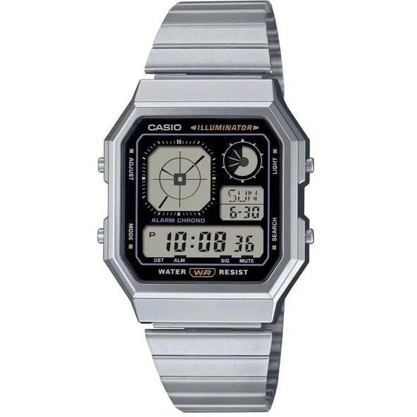 Casio A130WE-1ADF Unisex Kol Saati - Resim 2