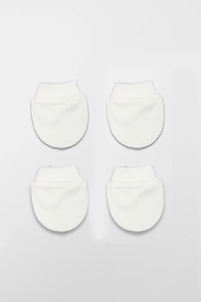 Bistyle 2li Penye Eldiven Basıc 90108 Ekru - 3