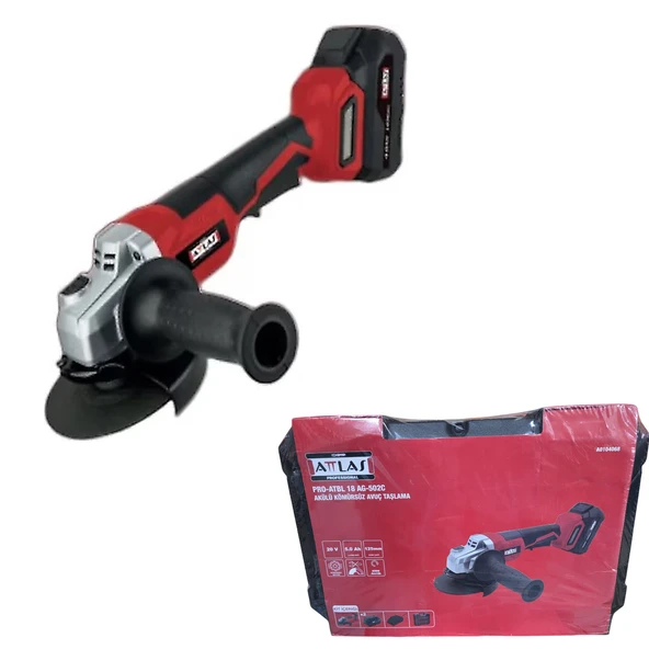 Attlas Pro ATBL 18 AG-502C 20 V 5 Ah Çift Akülü Taşlama Makinesi