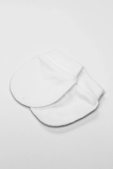 Bistyle 2li Penye Eldiven Basıc 90108 Beyaz - Resim 2