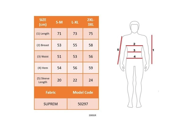 Erkek Around Baskılı Süprem T-shirt - Resim 8