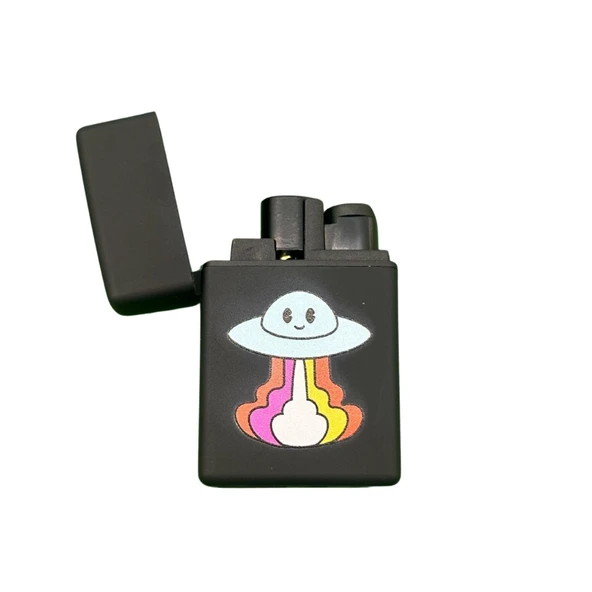 Zengaz Neşeli Ufo Siyah Çakmak - Resim 2