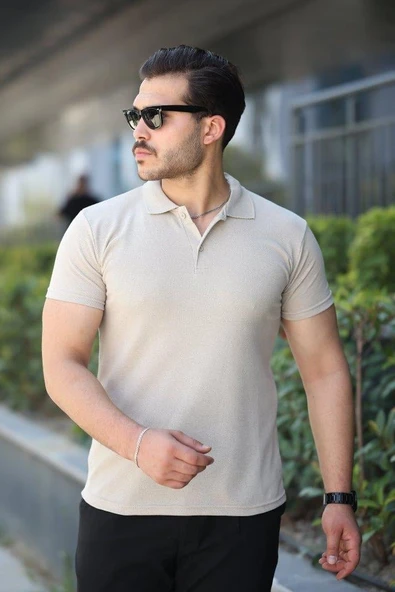 Erkek Kısa Kollu Yakalı Tişört ürün görseli