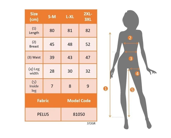 Kadın Uzun Kollu Kapişon Ve Fermuar Detaylı Peluş şort Tulum - Resim 6
