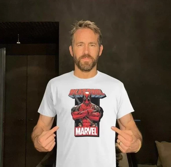 Unisex Bisiklet Yaka Baskılı Oversize T-Shirt - Beyaz ürün görseli