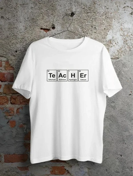 24 Kasım Öğretmenler Günü Baskılı Özel T-shirt - Beyaz ürün görseli