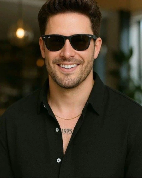 Erkek Uzun Kollu Regular Sofya Keten Gömlek - Resim 3